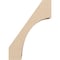 Ekena Millwork 5-inch W x 10-inch D x 14-inch H Westlake Rough Cedar Woodgrain TimberThane Knee Brace, Primed BRCUR05X10X14WTLRCPR - alternate 5
